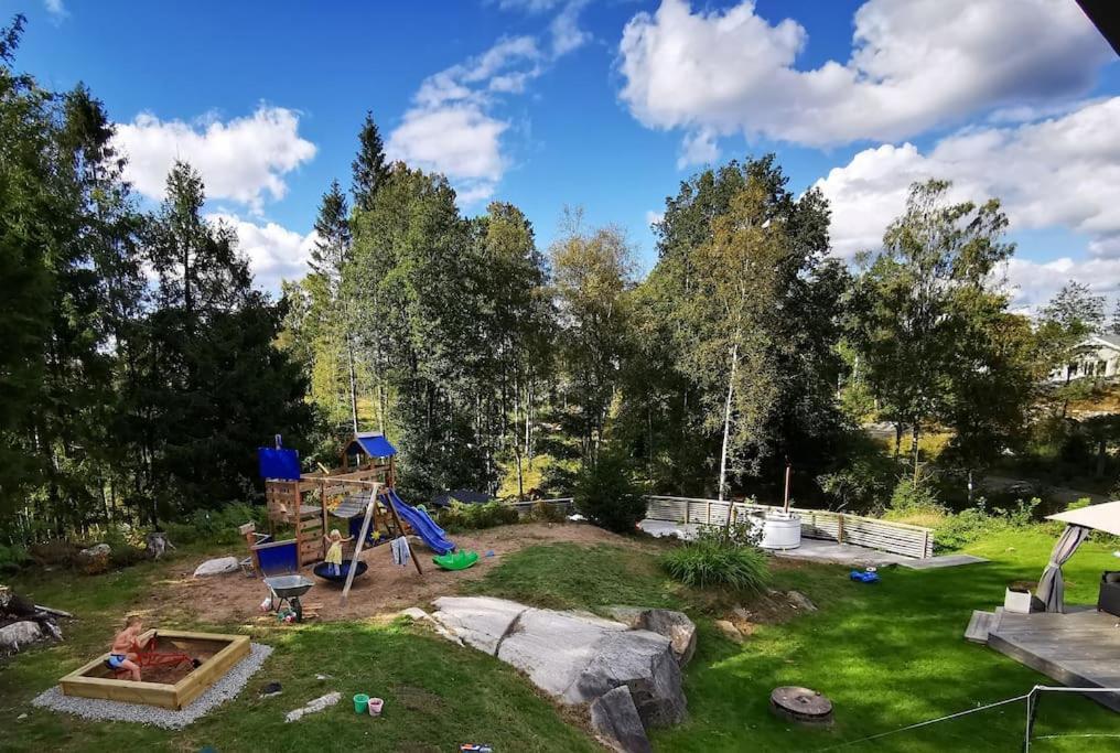 Family Friendly Villa With Sauna In The Nature Borås Exterior photo